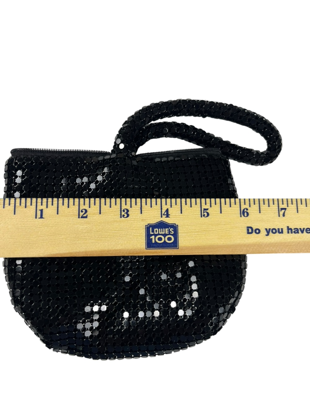 Black Sequin Cocktail Bag Small Evening Shoulder Purse Sparkle Party. Sku 168 - Picture 5 of 10